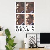 Barack Obama Portrait Poster (Heimbüro)