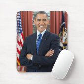 Barack Obama Porträt Mousepad (Mit Mouse)