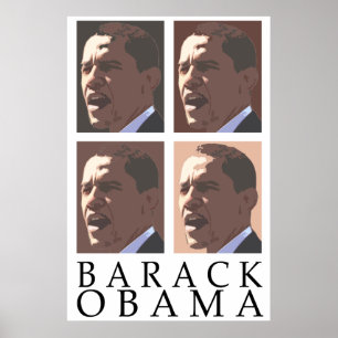Barack Obama Porträt-Plakat Poster