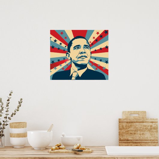 Barack Obama Poster (Küche)