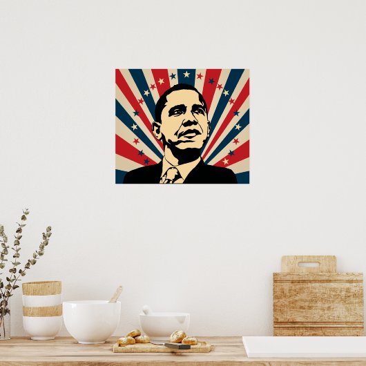 Barack Obama Poster (Küche)
