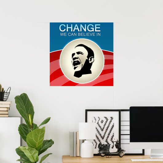 Barack Obama Poster (Heimbüro)