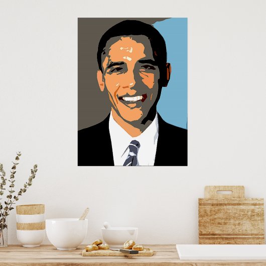 Barack Obama Poster (Küche)