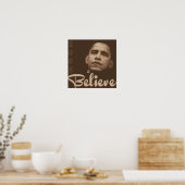 Barack Obama Poster (Küche)
