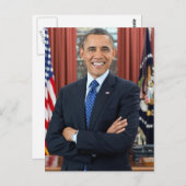 Barack Obama Postkarte (Vorne/Hinten)
