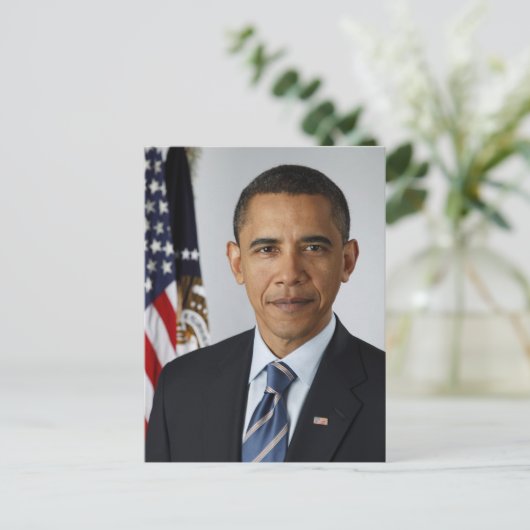 Barack Obama Postkarte (Stehend Vorderseite)