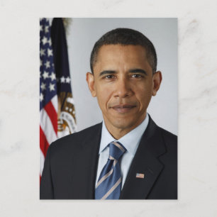 Barack Obama Postkarte