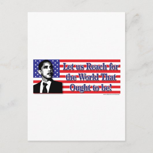 Barack Obama Postkarte (Vorderseite)