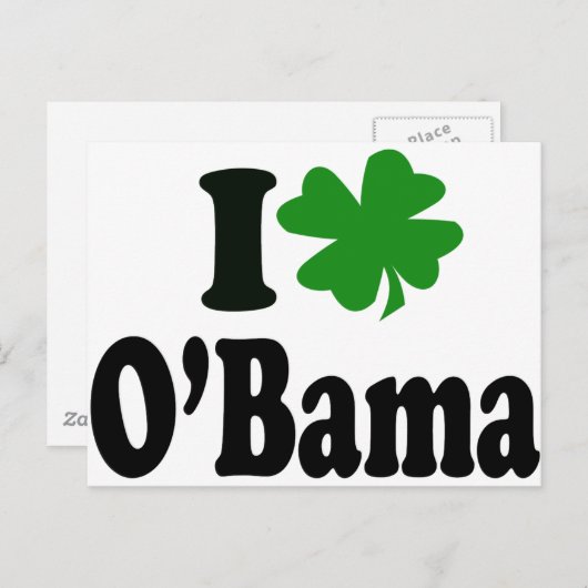 Barack Obama Postkarte (Vorne/Hinten)