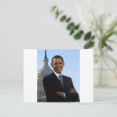 Barack Obama Postkarte (Stehend Vorderseite)
