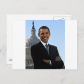 Barack Obama Postkarte (Vorne/Hinten)