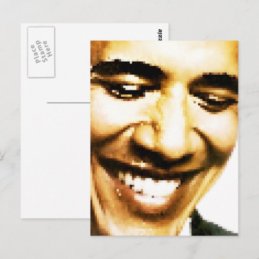 Barack Obama Postkarte (Vorne/Hinten)