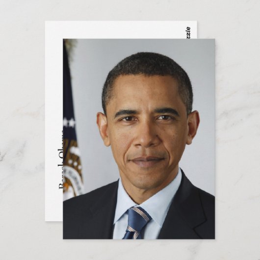 Barack Obama Postkarte (Vorne/Hinten)