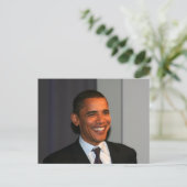 Barack Obama Postkarte (Stehend Vorderseite)