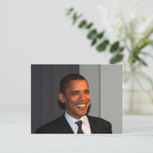 Barack Obama Postkarte (Stehend Vorderseite)