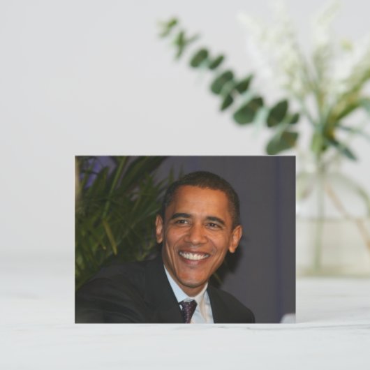 Barack Obama Postkarte (Stehend Vorderseite)