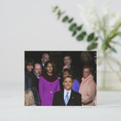 Barack Obama Postkarte (Stehend Vorderseite)