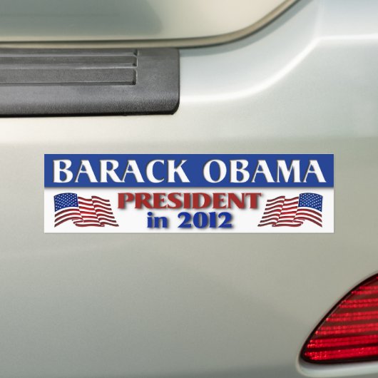Barack Obama Präsident 2012 Autoaufkleber (Auf Auto)