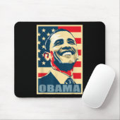 Barack Obama Präsident 44 US-Flag Happy Demo Mousepad (Mit Mouse)
