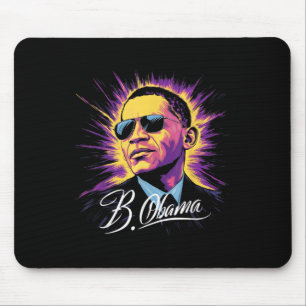 Barack Obama Präsident Portrait Patriotic Mousepad