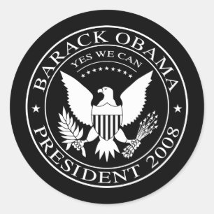 Barack Obama Präsident Siegel 2008 Sticker