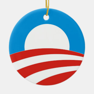 Barack Obama Präsident usa Logo Wahlen 2012 Keramikornament