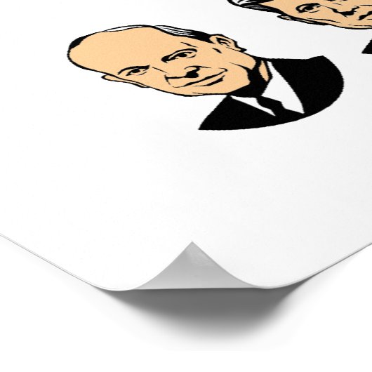 Barack Obama - Präsidenten der Vereinigten Staaten Poster (Ecke)