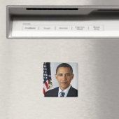 Barack Obama Präsidentengemälde Magnet (In Situ (Geschirrspüler))