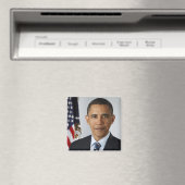 Barack Obama Präsidentenportrait Magnet (In Situ (Geschirrspüler))