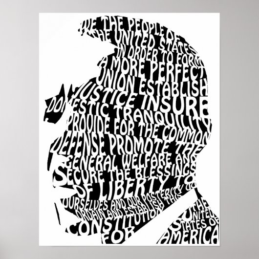 Barack Obama Preamble Poster (Vorne)