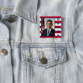 Barack Obama-Presidential Portrait Button (Beispiel)