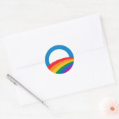 Barack Obama Pride Button - Runder Aufkleber (Umschlag)