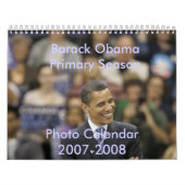 Barack Obama Primärjahreszeit Kalender (Titelbild)