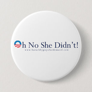 Barack Obama Primärknopf Button