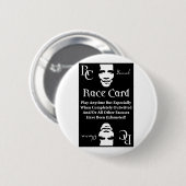 Barack Obama Rennprogramm Button (Vorne & Hinten)
