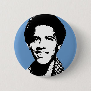 Barack Obama Retro Button