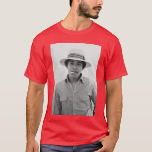 Barack Obama Retro Vintage Junger Obama raucht in  T-Shirt