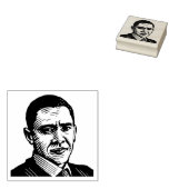 Barack Obama Rubber Briefmarke Gummistempel (Stempel)