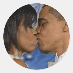 Barack Obama Runder Aufkleber