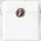 Barack Obama Runder Aufkleber (Tasche)