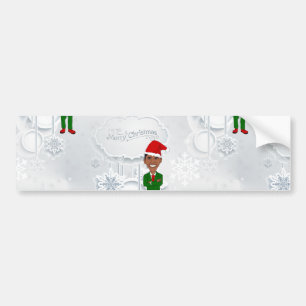 Barack Obama Santa Autoaufkleber