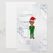 Barack Obama Santa Briefpapier (Vorne/Hinten)