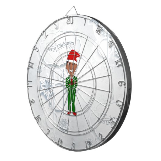 Barack Obama Santa Dartscheibe (Vorderseite rechts)