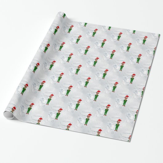 Barack Obama Santa Geschenkpapier (Ungerollt)