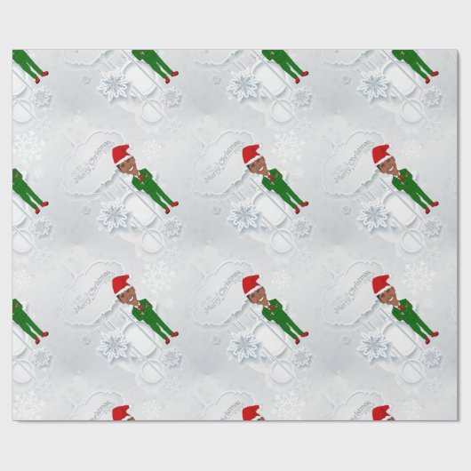 Barack Obama Santa Geschenkpapier (Flach)