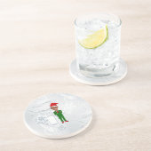 Barack Obama Santa Getränkeuntersetzer (Seite)