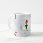 Barack Obama Santa Kaffeetasse (Vorderseite Links)