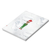 Barack Obama Santa Notizblock (Rotiert)