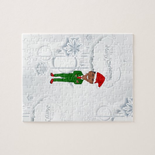 Barack Obama Santa Puzzle (Horizontal)