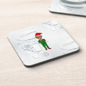 Barack Obama Santa Untersetzer (Linke Seite)